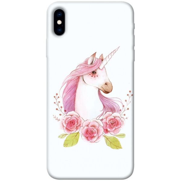 

Чехол itsPrint Единорог с цветами для Apple iPhone XS (5.8")