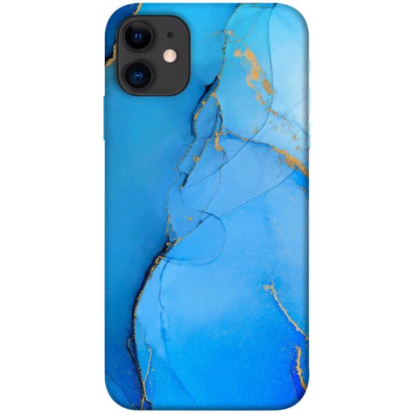 

Чехол itsPrint Синий с золотом для Apple iPhone 11 (6.1")