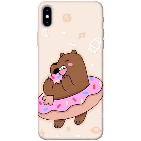 

Чехол itsPrint Мишка в пончике для Apple iPhone XS Max (6.5")
