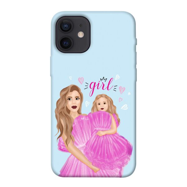 

Чехол itsPrint Girls couple look для Apple iPhone 12 mini (5.4")