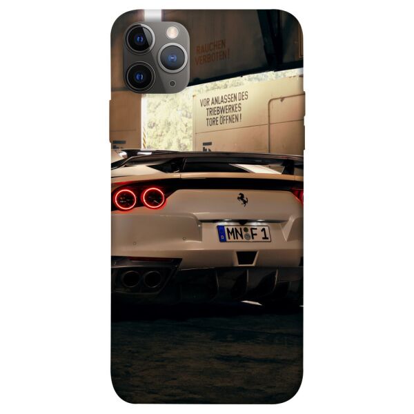 

Чехол itsPrint White Ferrari для Apple iPhone 12 Pro Max (6.7")