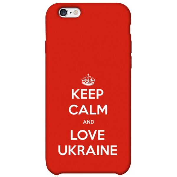 

Чехол itsPrint Keep calm and love Ukraine для Apple iPhone 6/6s (4.7")