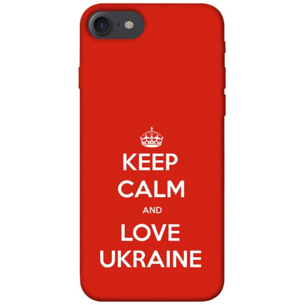 

Чехол itsPrint Keep calm and love Ukraine для Apple iPhone 7 / 8 (4.7")
