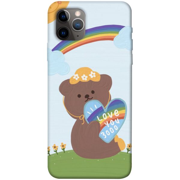 

Чехол itsPrint Мишка с сердцем для Apple iPhone 11 Pro Max (6.5")