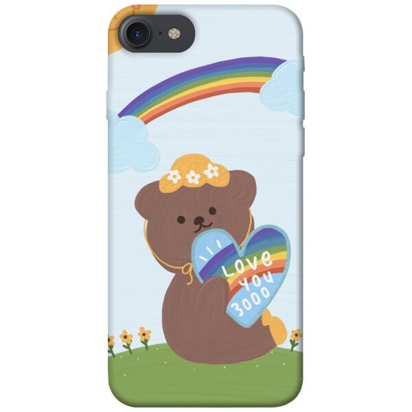 

Чехол itsPrint Мишка с сердцем для Apple iPhone 7 / 8 (4.7")