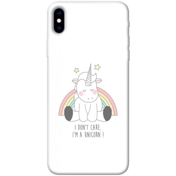 

Чехол itsPrint I don't care для Apple iPhone XS Max (6.5")