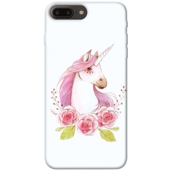 

Чехол itsPrint Единорог с цветами для Apple iPhone 7 plus / 8 plus (5.5")