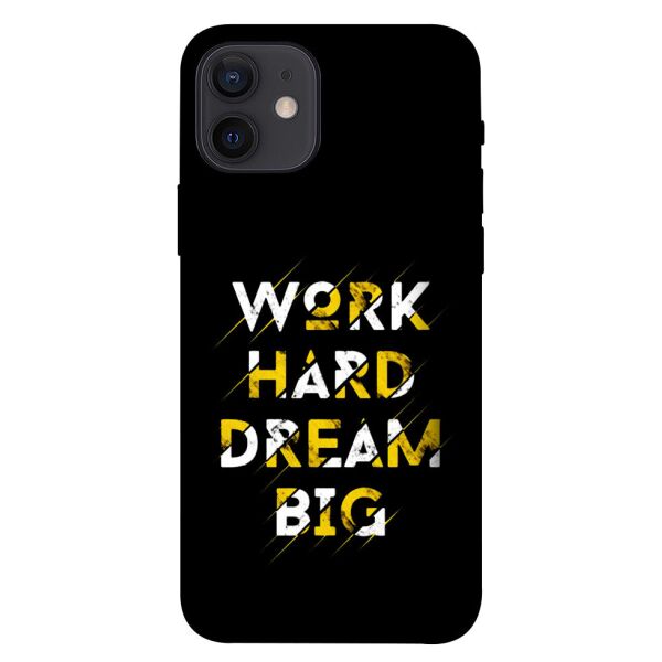 

Чехол itsPrint Work hard для Apple iPhone 12 (6.1")