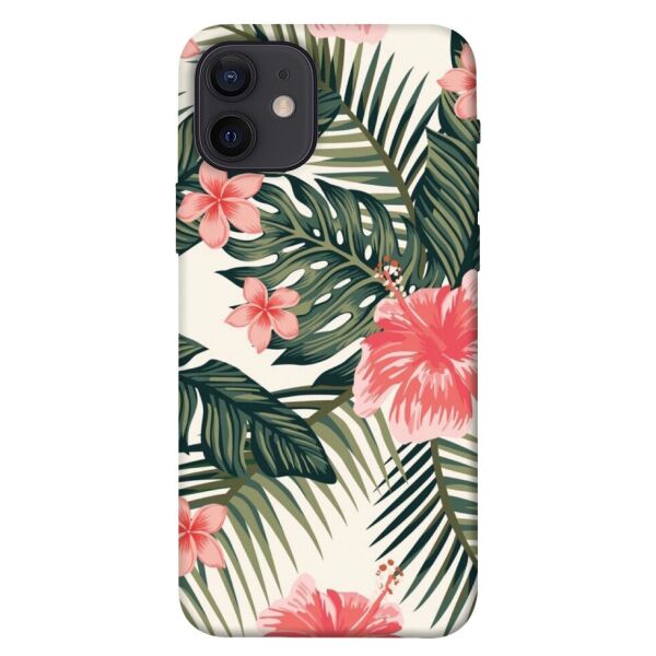 

Чехол itsPrint Tropic flowers для Apple iPhone 12 (6.1")