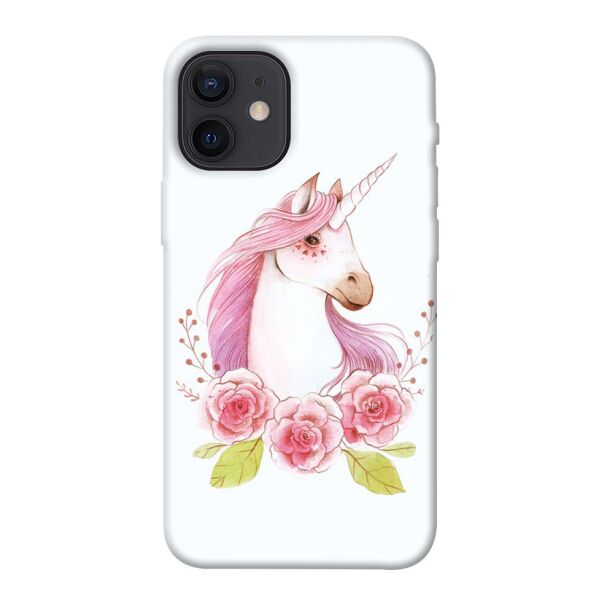 

Чехол itsPrint Единорог с цветами для Apple iPhone 12 mini (5.4")