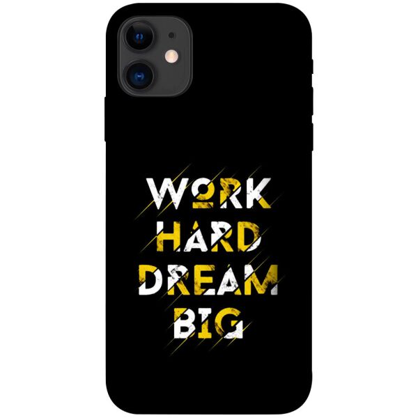 

Чехол itsPrint Work hard для Apple iPhone 11 (6.1")