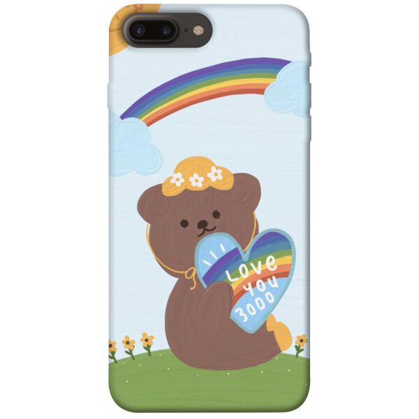 

Чехол itsPrint Мишка с сердцем для Apple iPhone 7 plus / 8 plus (5.5")