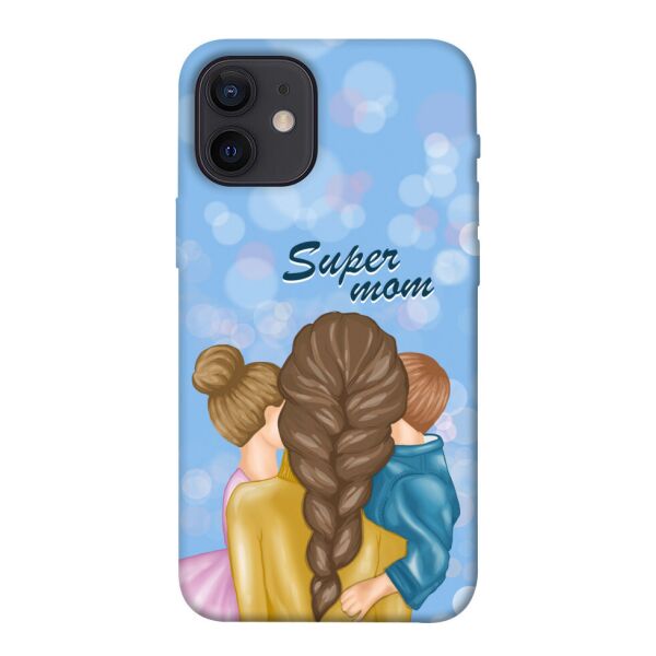 

Чехол itsPrint Super mommy для Apple iPhone 12 mini (5.4")
