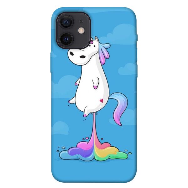

Чехол itsPrint Единорог с радугой 2 для Apple iPhone 12 (6.1")