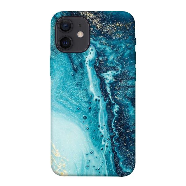 

Чехол itsPrint Голубая краска для Apple iPhone 12 mini (5.4")