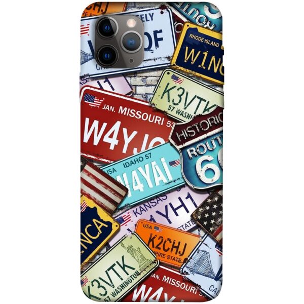 

Чехол itsPrint License plate для Apple iPhone 11 Pro Max (6.5")