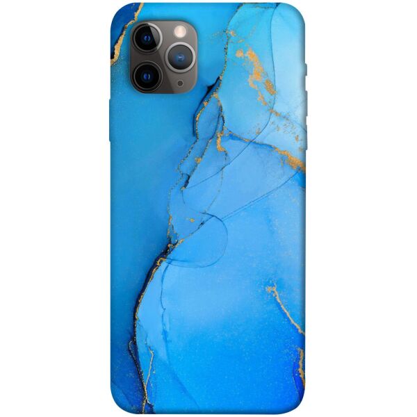 

Чехол itsPrint Синий с золотом для Apple iPhone 11 Pro Max (6.5")