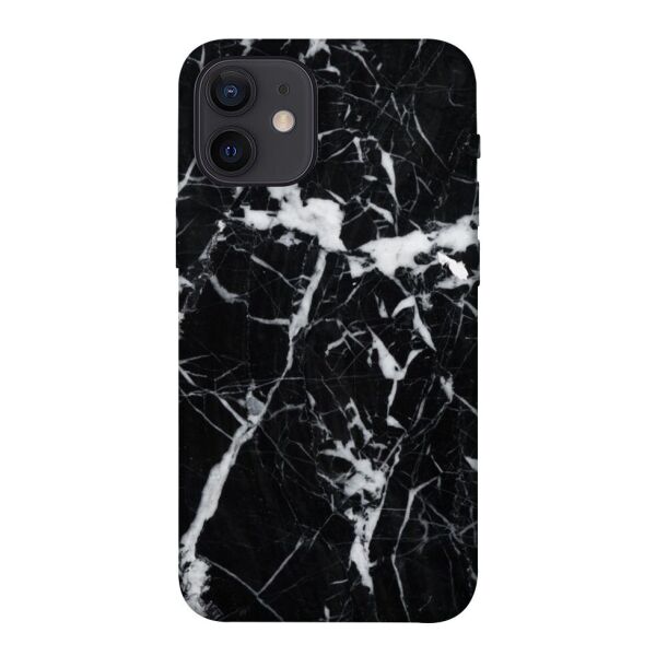

Чехол itsPrint Черный мрамор 4 для Apple iPhone 12 mini (5.4")