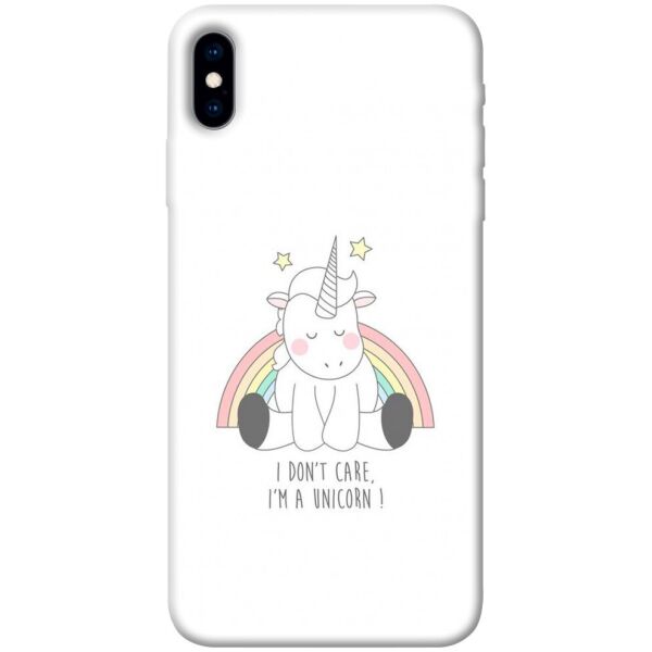 

Чехол itsPrint I don't care для Apple iPhone XS (5.8")