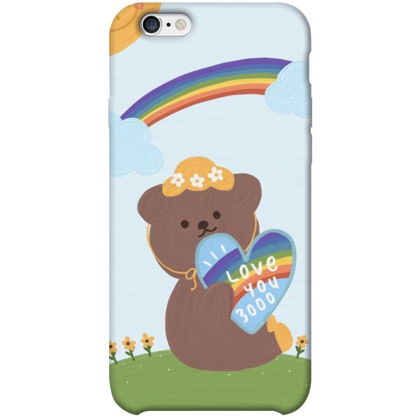 

Чехол itsPrint Мишка с сердцем для Apple iPhone 6/6s plus (5.5")