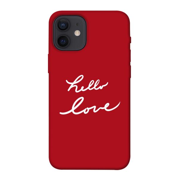 

Чехол itsPrint Hello love для Apple iPhone 12 mini (5.4")