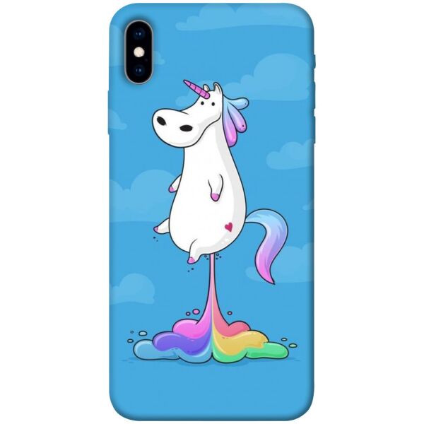 

Чехол itsPrint Единорог с радугой 2 для Apple iPhone XS (5.8")