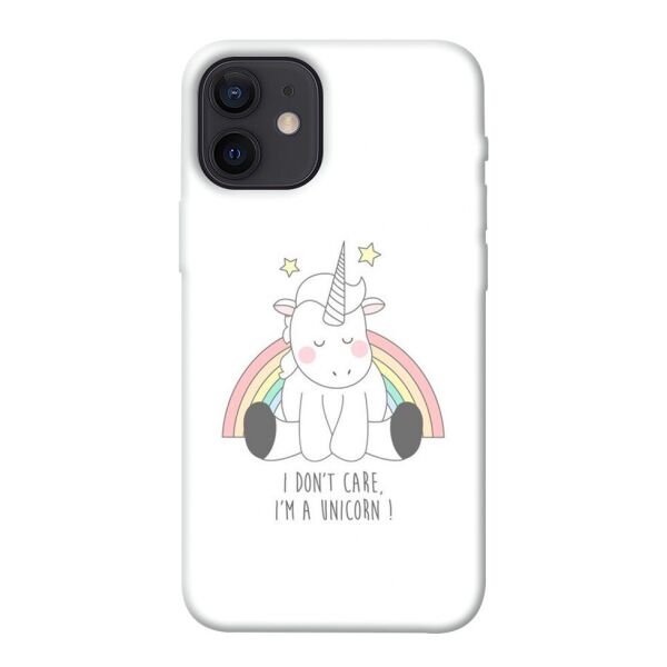

Чехол itsPrint I don't care для Apple iPhone 12 mini (5.4")