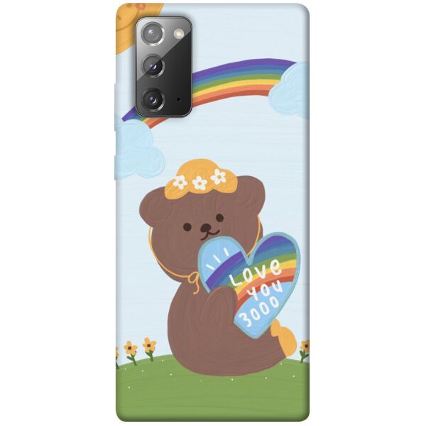 

Чехол itsPrint Мишка с сердцем для Samsung Galaxy Note 20