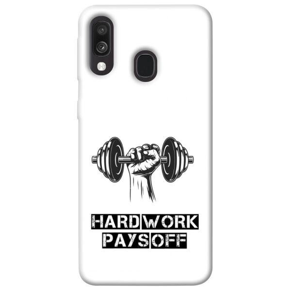 

Чехол itsPrint Hard work pays off для Samsung Galaxy A40 (A405F)