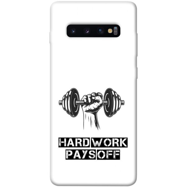 

Чехол itsPrint Hard work pays off для Samsung Galaxy S10+
