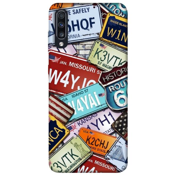 

Чехол itsPrint License plate для Samsung Galaxy A70 (A705F)