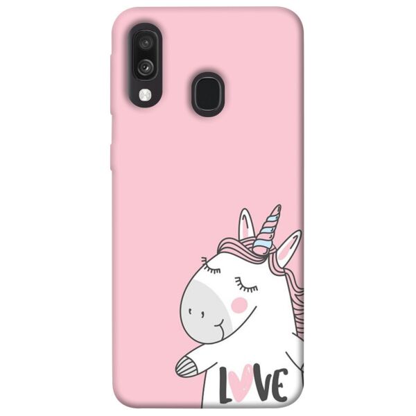 

Чехол itsPrint Unicorn love для Samsung Galaxy A40 (A405F)