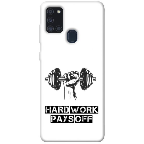 

Чехол itsPrint Hard work pays off для Samsung Galaxy A21s