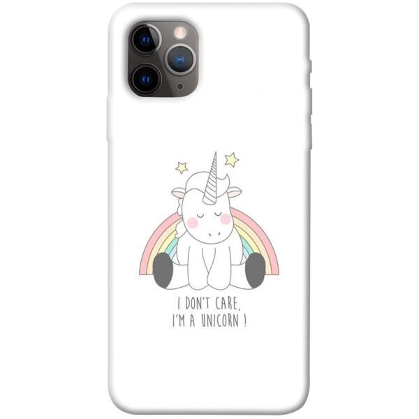 

Чехол itsPrint I don't care для Apple iPhone 11 Pro (5.8")