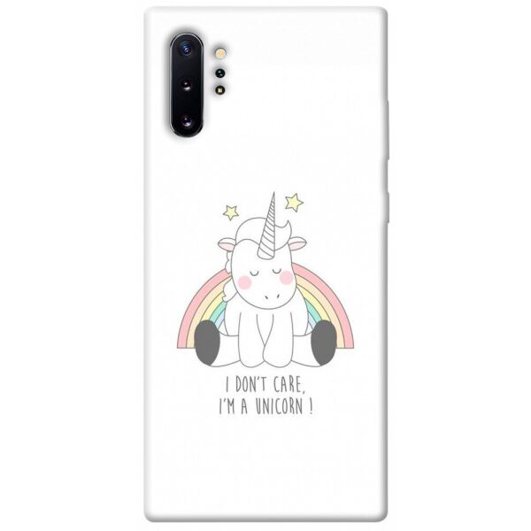 

Чехол itsPrint I don't care для Samsung Galaxy Note 10 Plus