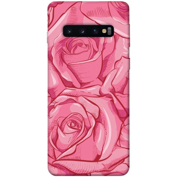 

Чехол itsPrint Розы карандашом для Samsung Galaxy S10