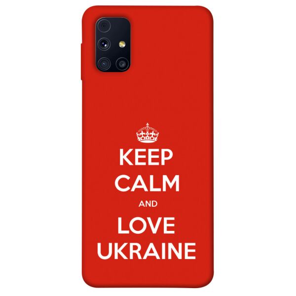 

Чехол itsPrint Keep calm and love Ukraine для Samsung Galaxy M31s