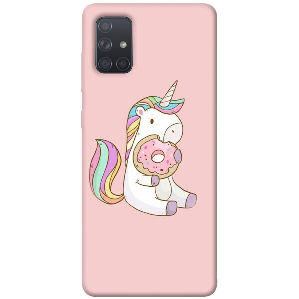 

Чехол itsPrint Единорог с пончиком для Samsung Galaxy A71