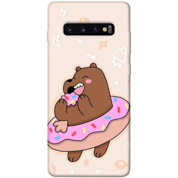 

Чехол itsPrint Мишка в пончике для Samsung Galaxy S10+