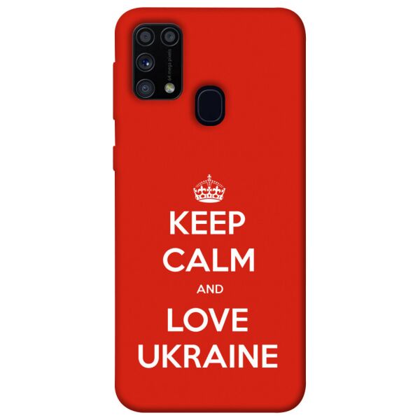 

Чехол itsPrint Keep calm and love Ukraine для Samsung Galaxy M31