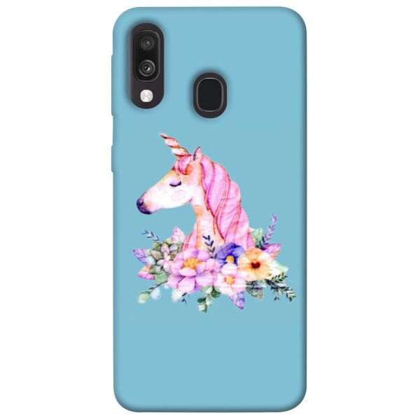 

Чехол itsPrint Счастливый единорог для Samsung Galaxy A40 (A405F)