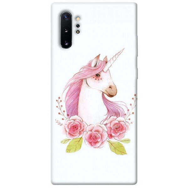 

Чехол itsPrint Единорог с цветами для Samsung Galaxy Note 10 Plus