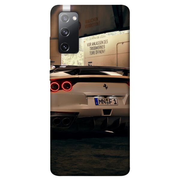 

Чехол itsPrint White Ferrari для Samsung Galaxy S20 FE