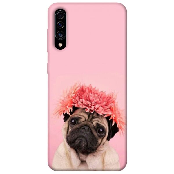 

Чехол itsPrint Мопс с цветами для Samsung Galaxy A50 (A505F) / A50s / A30s