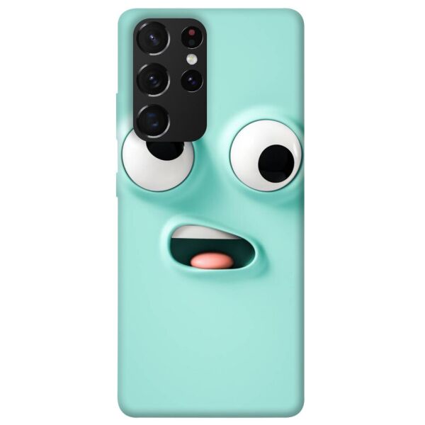 

Чехол itsPrint Funny face для Samsung Galaxy S21 Ultra