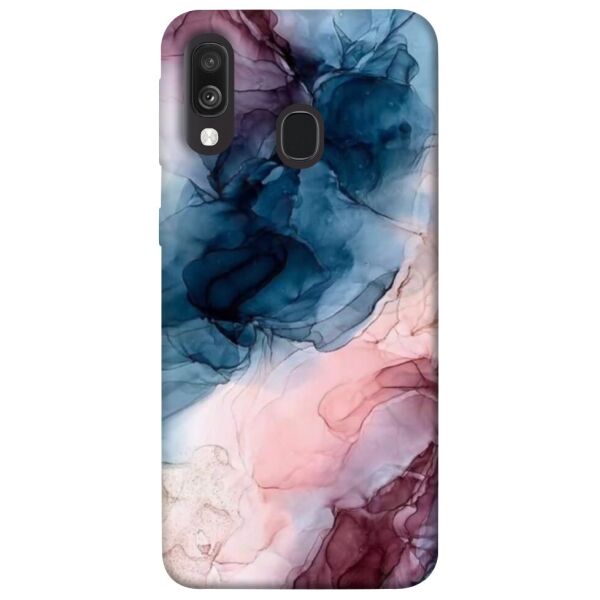 

Чехол itsPrint Розово-голубые разводы для Samsung Galaxy A40 (A405F)