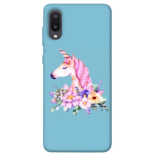 

Чехол itsPrint Счастливый единорог для Samsung Galaxy A02