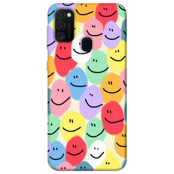

Чехол itsPrint Разноцветные смайлы для Samsung Galaxy M30s / M21