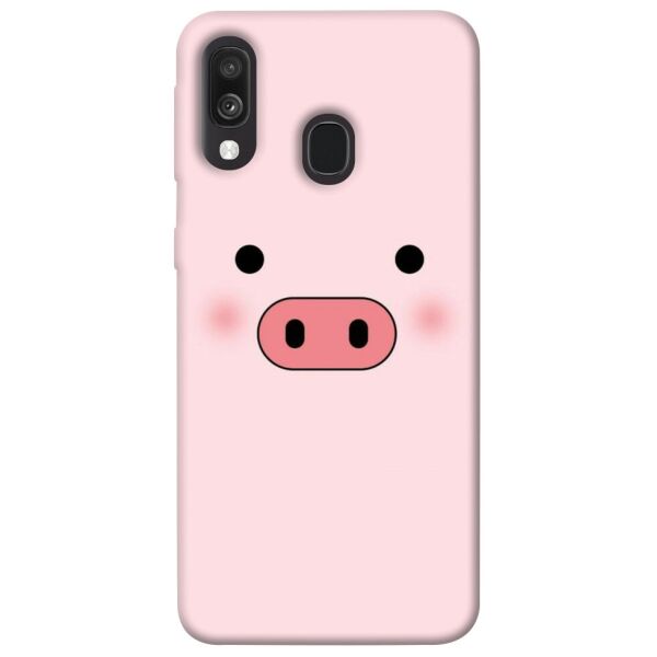 

Чехол itsPrint Мордочка поросенка для Samsung Galaxy A40 (A405F)