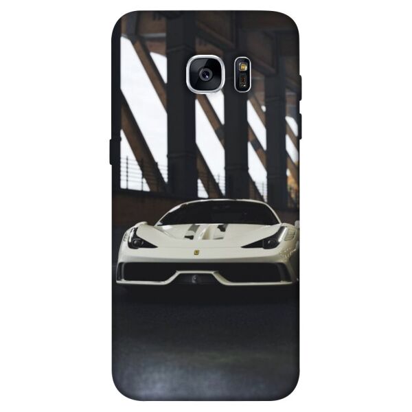 

Чехол itsPrint White sportcar для Samsung G935F Galaxy S7 Edge